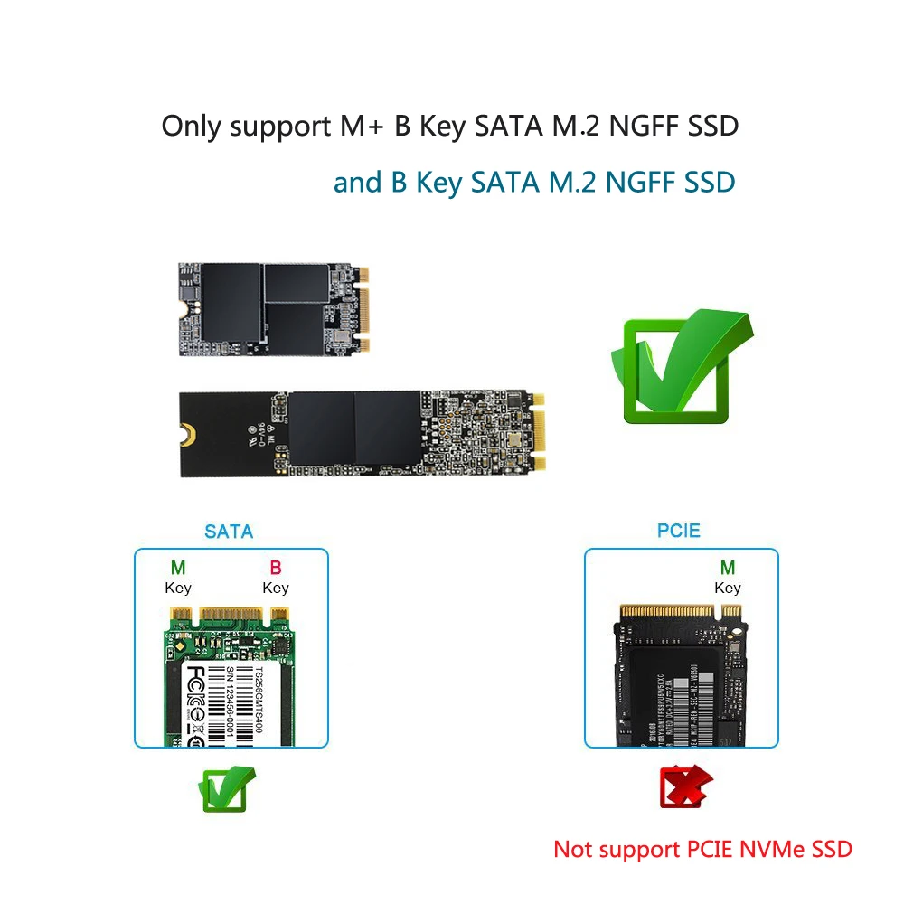 USB 3,1 для M.2 NGFF SSD мобильный жесткий диск коробка адаптер карта Внешний корпус чехол для m2 SATA SSD USB 3,1 2230/2242/2260/2280