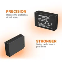 סוללה מטען Bonadget עבור Canon 4pcs 1800mAh 7.2V LPE12 LP E12 LPE12 מצלמה סוללה Akku + מטען החלפת EOS EOS Kiss X7 רבל SL1 EOS (5)