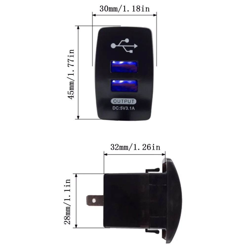 Горячая двойной USB автомобильный мотор прикуриватель 12 В розетка разветвитель зарядное устройство адаптер питания APR24
