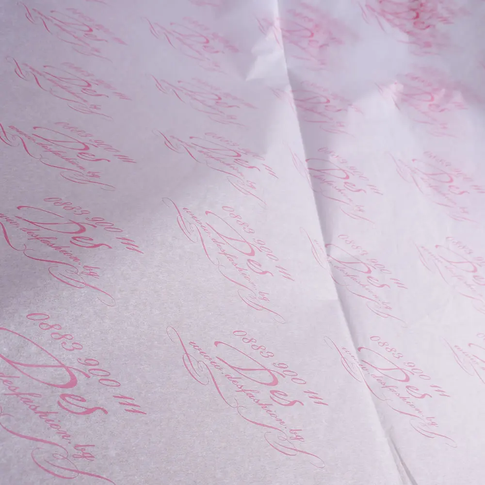 

custom printed logo gift tissue paper/wrapping paper/shoes/clothes wrapping tissue paper