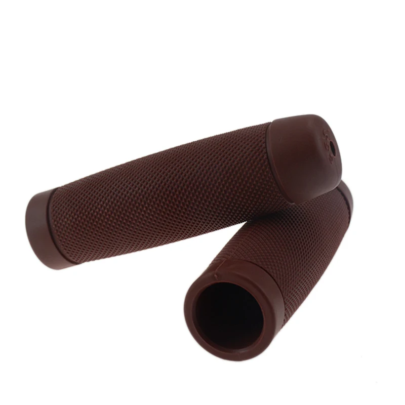 

Motorcycle 22MM Brown Rubber Hand Grip Throttle Grip Pit Dirt Bikes ATV Cafe Racer Custom Bubber