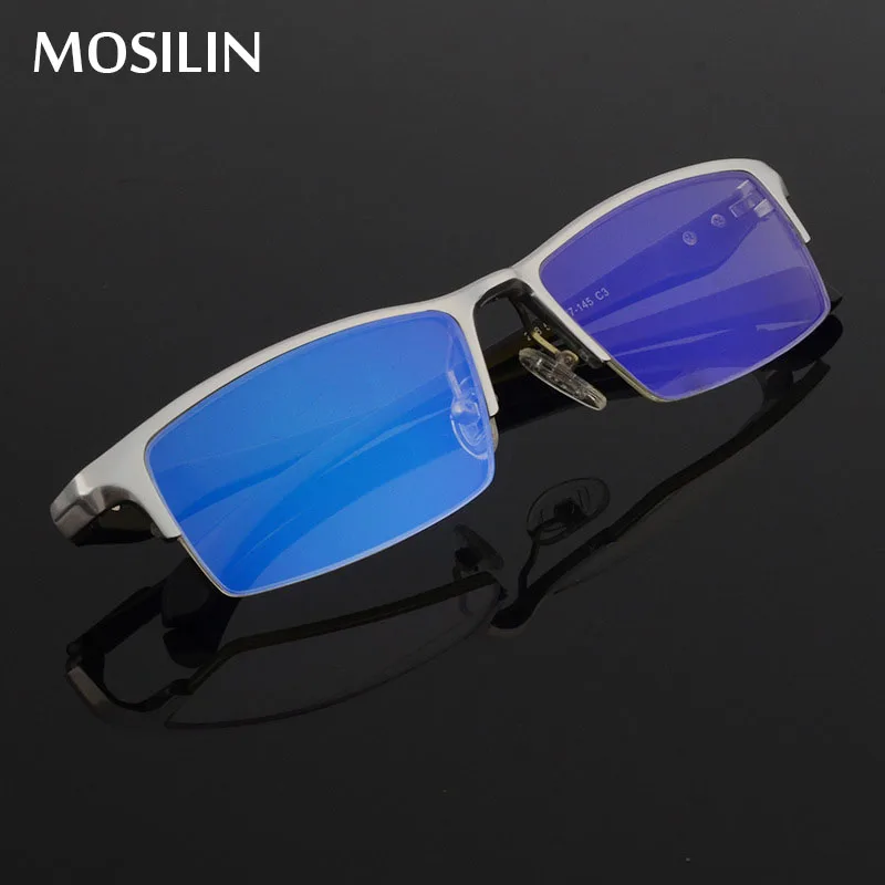 

New Aluminum Magnesium Computer Glasses Anti Blue Light Blocking Filter Reduces Digital Eye Strain Clear Regular Gaming Goggles