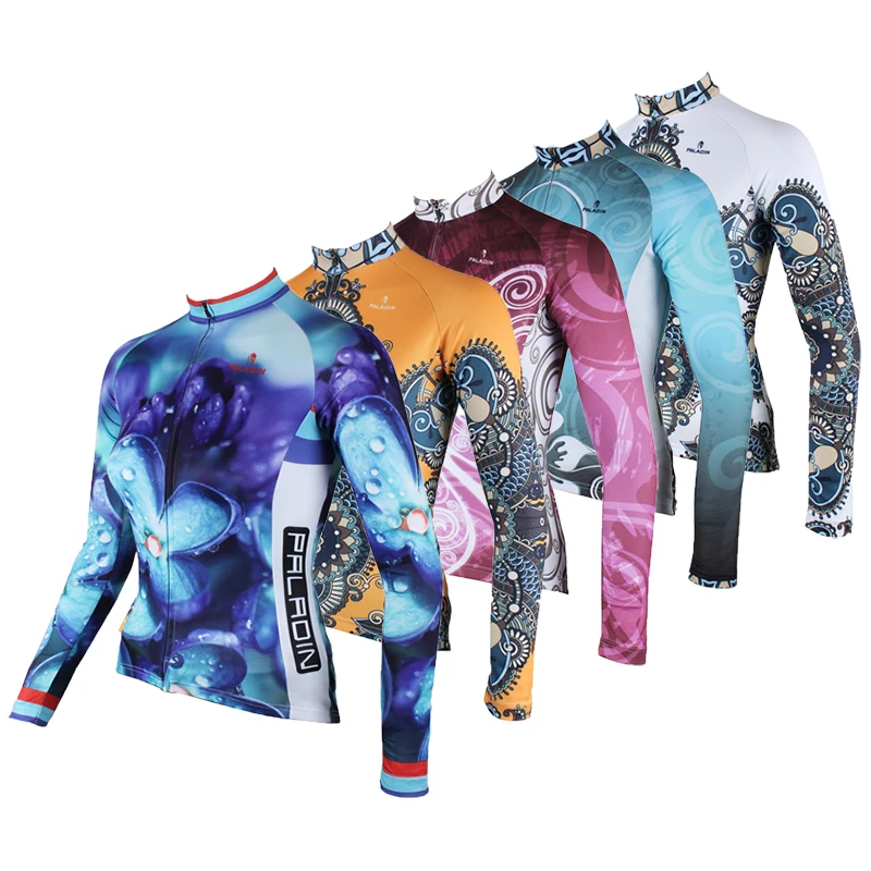 Prix pour 5 Style PALADIN Femmes Cyclisme Jersey Printemps/Automne/Hiver À Manches Longues Vêtements Ropa Ciclismo Sportswear/VTT Vélo vêtements Tops Prix pour 5 Style PALADIN Femmes Cyclisme Jersey Printemps/Automne/Hiver À Manches Longues Vêtements Ropa Ciclismo Sportswear/VTT Vélo vêtements Tops