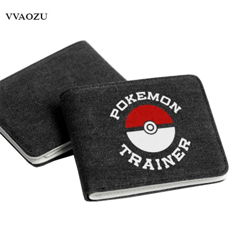 

Anime Cartoon Retro Pokemon Go Multi Pockets Wallet For Teenager Women Men Pocket Monster New Designed Card Holders Purse
