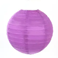 12 шт. 4 "(10 см) Фиолетовый китайский круглый Бумага Фонари Свадебные Фонари фестиваль украшения Mix Цвет