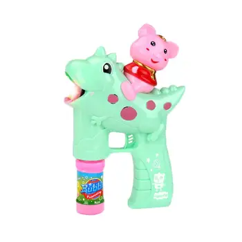 

Pig Bubble Shooter Full Automatic Glow Cartoon Bubble Toy With Lights Music Toy For Childre Cute Cartoon Pig