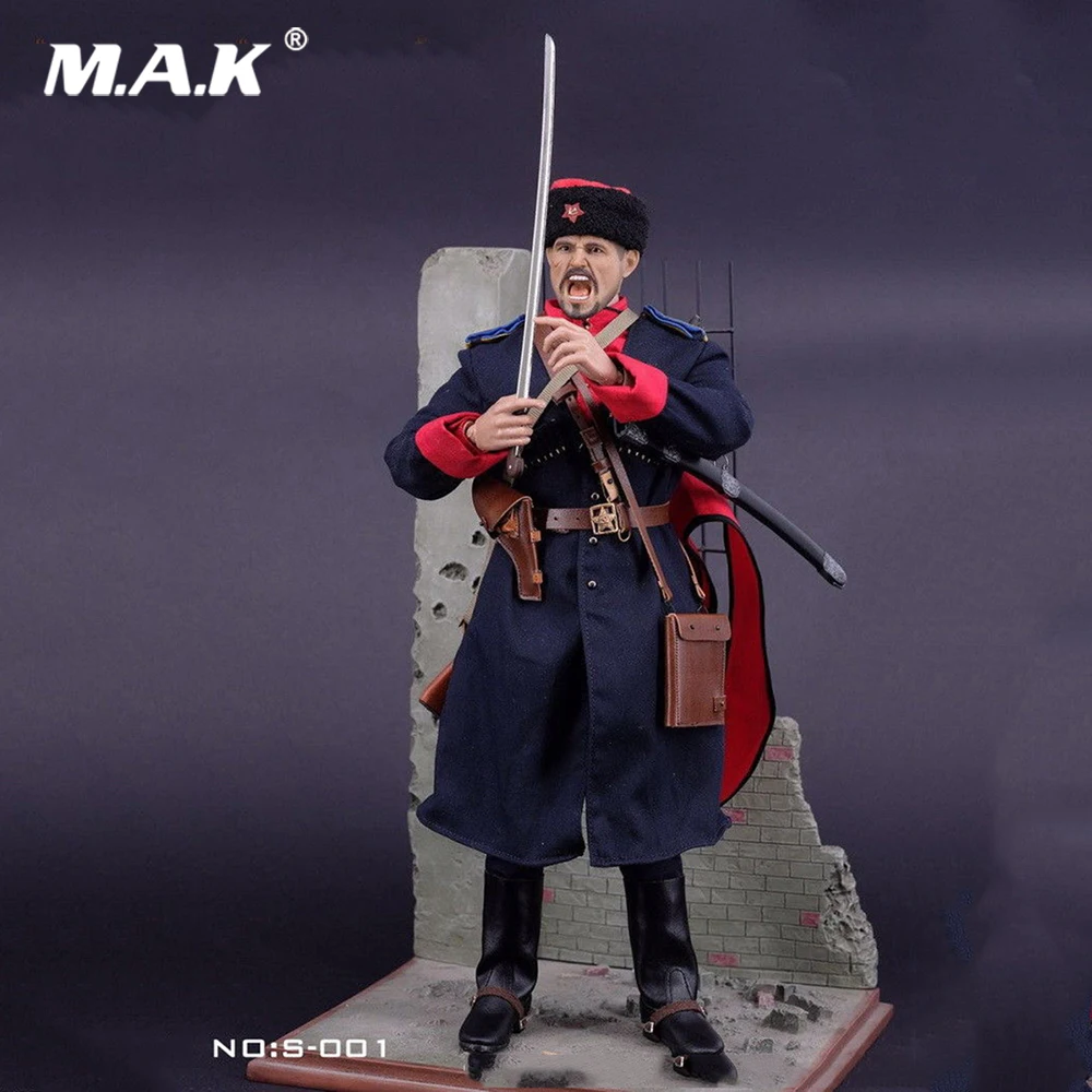 

1:6 Male Clothes Set Military Uniform WWII Soviet Army Cossack Cavalry Clothes Suit for 12 inches Man Action Figure Accessory