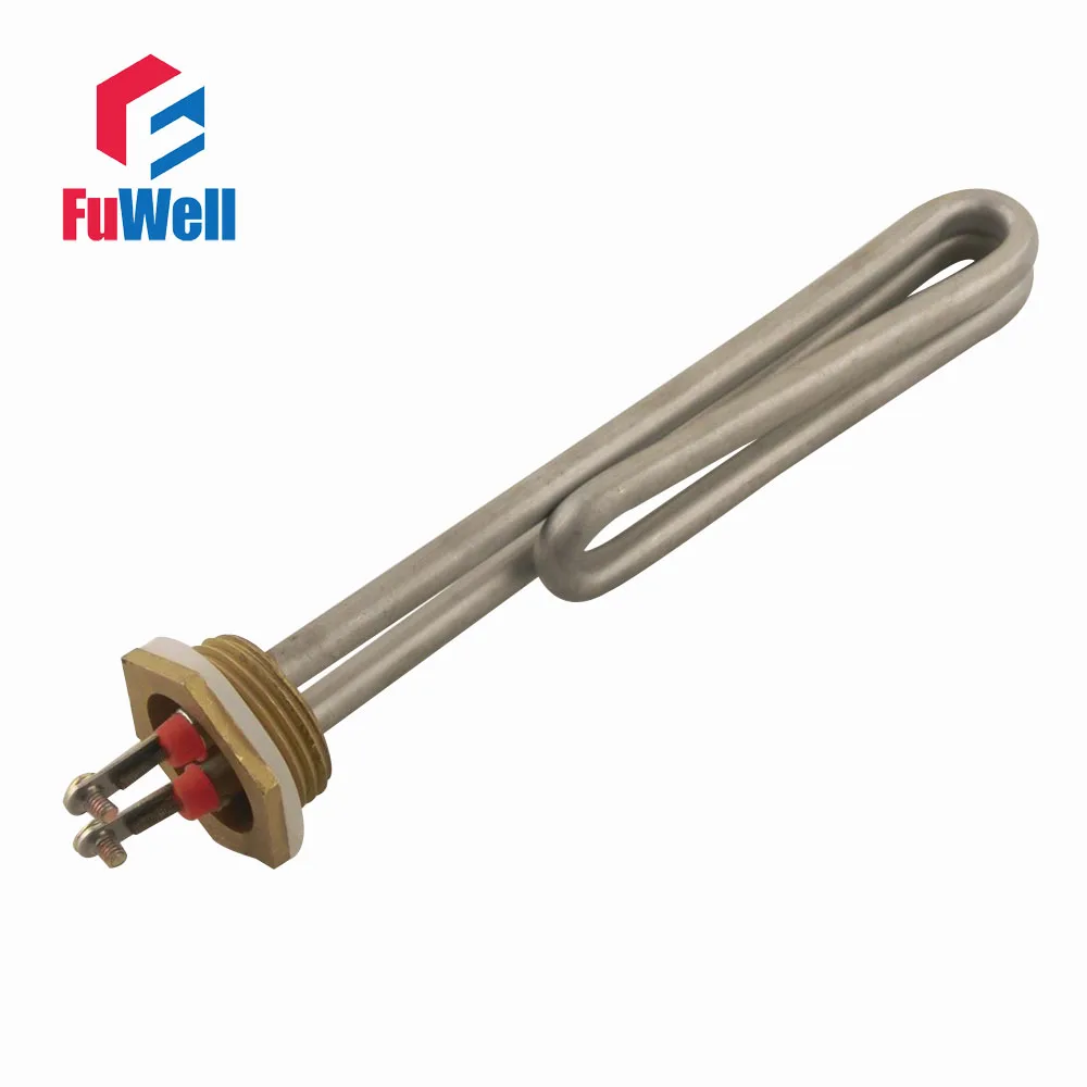 Calentador de inmersi/ón Tubo el/éctrico del elemento del calor de la calefacci/ón del tubo del calentador de agua de la inmersi/ón del acero inoxidable 220V 2KW