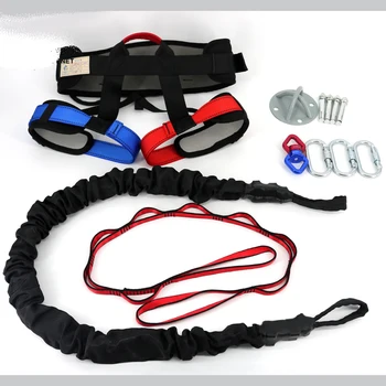 

High Quality Pilates Suspension Elastic Sling Practice Pull Rope Bungee Workout Trainer Cord Resistance Hanging Training Straps