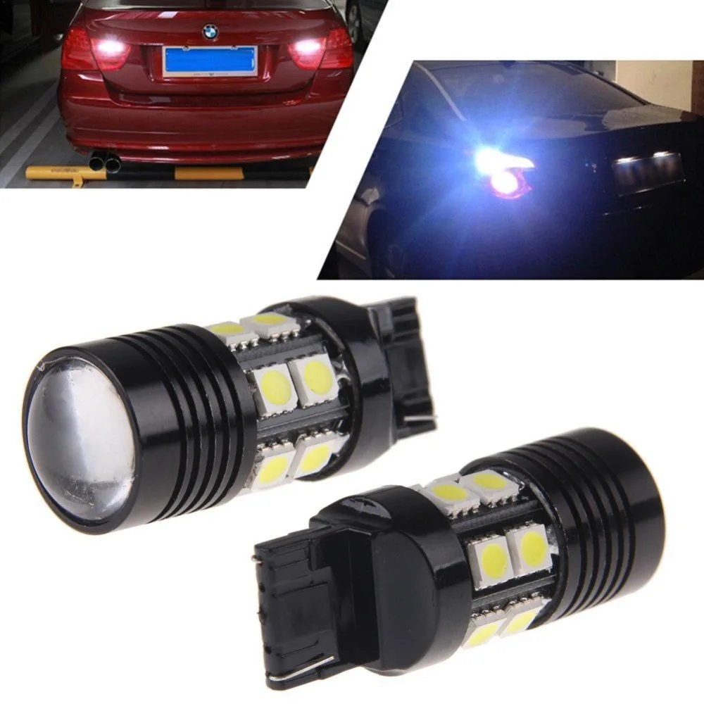1 шт. белый 7440 992A W21W 12SMD высокой яркости светодиодные лампы резервные задние