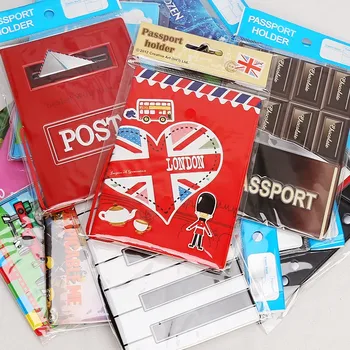 

Wholesale 22 Styles Fashion Passport Holder Leather Passport Cover Passport Package Travel Card Holder Bag 14*9.6cm Top Quality