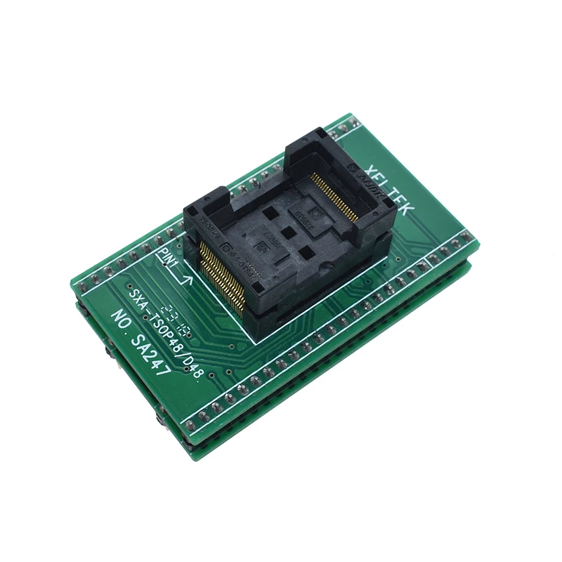 Высокое качество TSOP48 к DIP48 адаптер, TSOP48 тестовое гнездо 0,5 мм шаг для RT809F RT809H и для XELTEK USB программист