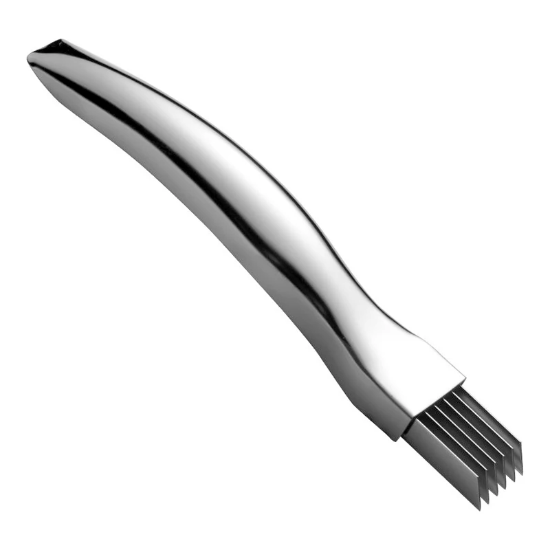 Stainless Steel Green Onion Slicer Cutter Sharp Scallion Cutter Knife Vegetable Onion Cutter Shredder GraterKitchen Accessories (1-1)