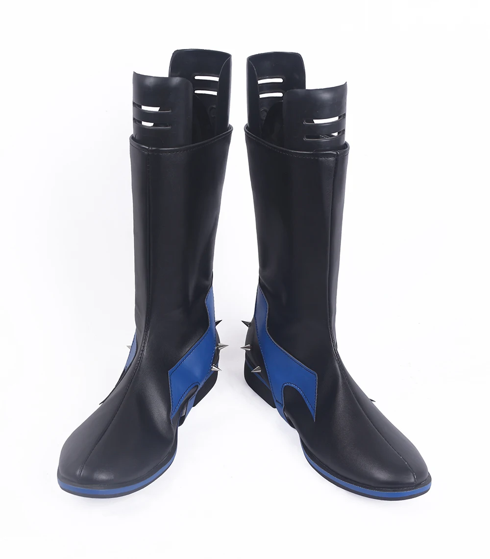 ELSWORD Ceil Demonio Black Cosplay Boots Shoes (3)