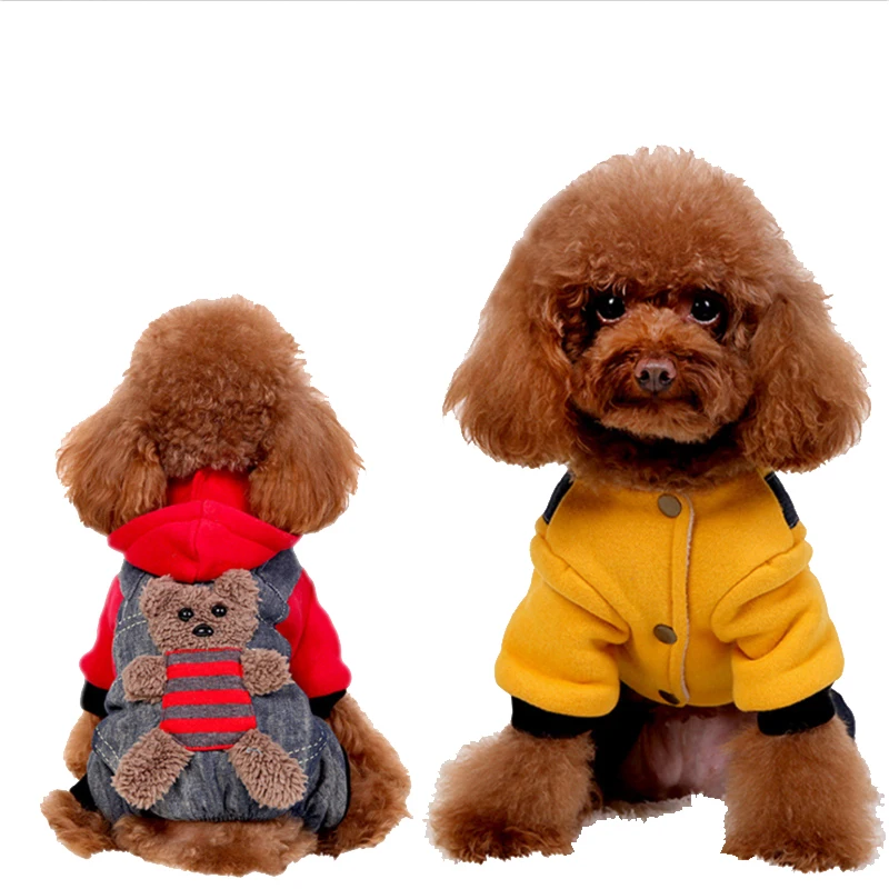 Dog Hoodies Pet Clothes For Dogs Coat Jackets Cotton Dog Clothes Puppy