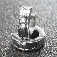 Dolaime круглые серьги из нержавеющей стали, мужские серьги-гвоздики в стиле панк, мужские аксессуары с текстурой шин, ювелирные изделия, новинка, GE707