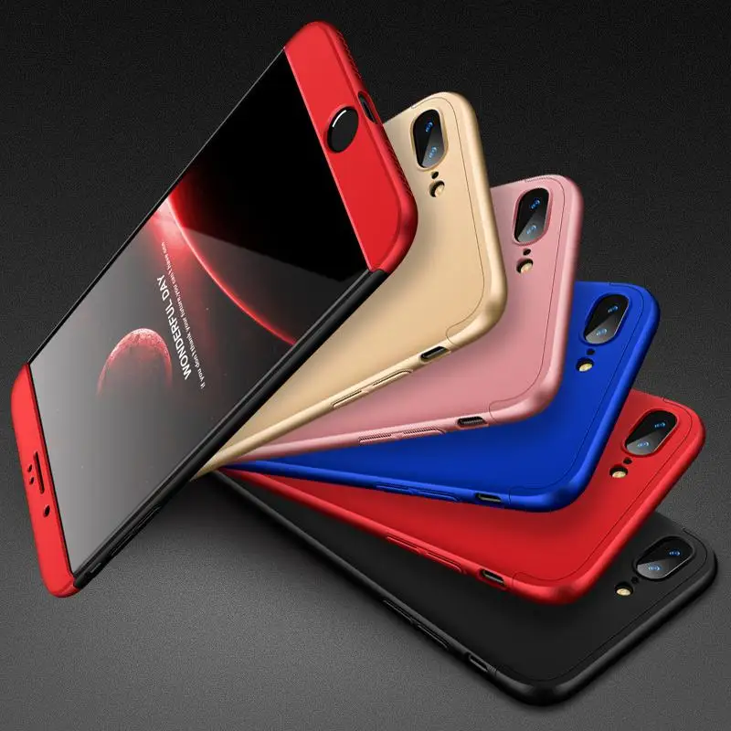 Kuulee для iphone 8 Plus ультра тонкая задняя крышка нескользящий противоударный 360