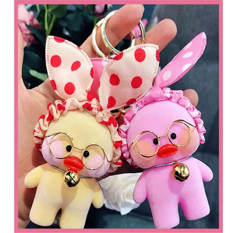6*8 5 см Lalafanfan милый брелок Kawaii Cafe Mimi желтая утка фигурка сумки украшения игрушки