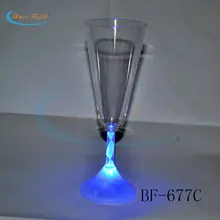 48 шт./лот, 175 мл/6 унций, светодиодный светильник для вина, бокалы для шампанского, светящиеся чашки, свадебные, вечерние, для бара, клуба