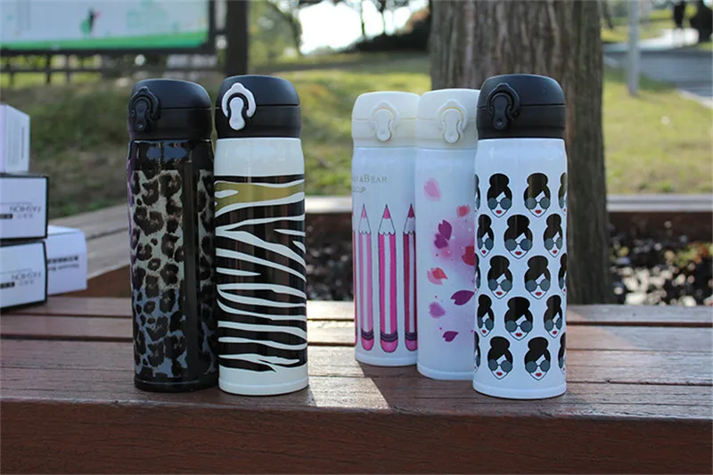 Hot Sales 500ML Stainless Steel Vacuum Flasks Travel Cappuccino Coffee Mug Thermos Water Bottle Garrafa Termica Thermo Mug7