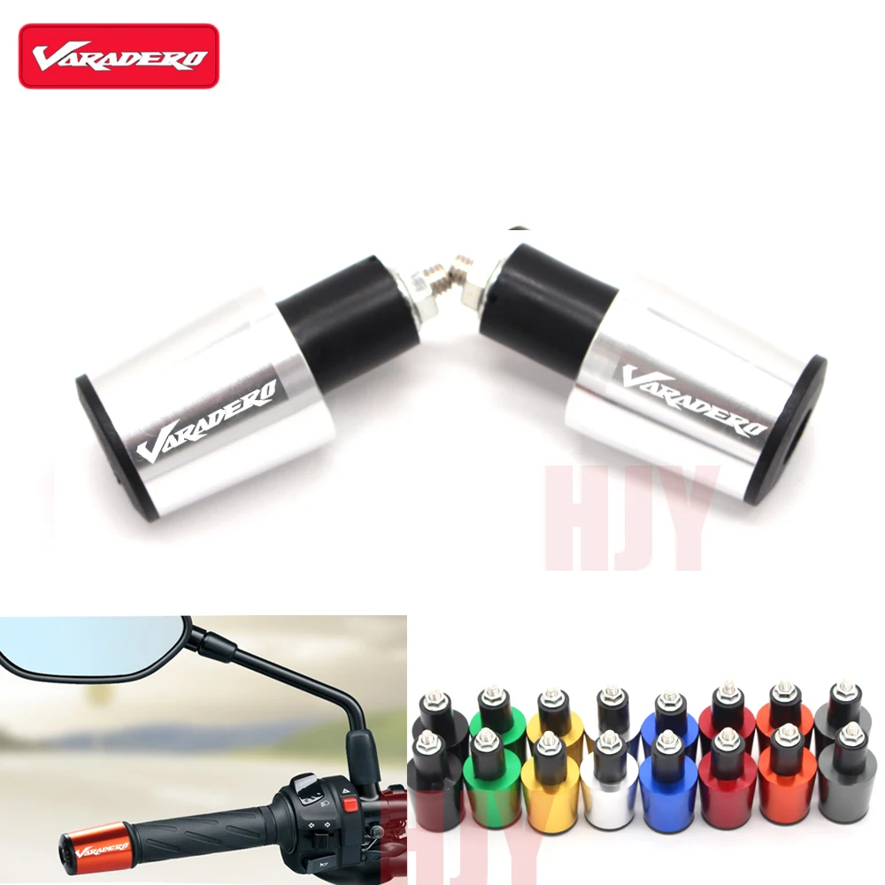 

For Honda xl1000v Varadero xl 1000v CNC Aluminum Motorcycle Accessories 7/8'' 22MM Handlebar Grips Handle Bar Cap End Plugs