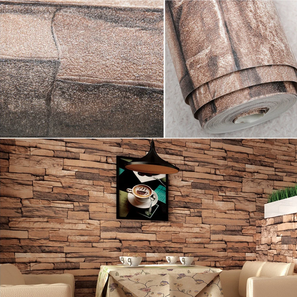 3d Stone Wallpaper Removable Reviews Online Shopping 3d Stone