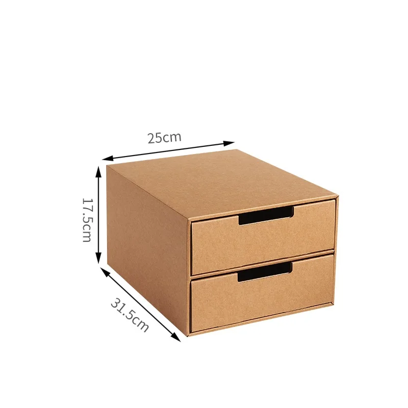 1 шт. бумажный настольный шкаф для хранения, стол, файл, отделочная коробка, простая книга, стоящая коробка для хранения файлов, многослойные ящики для хранения - Цвет: 1