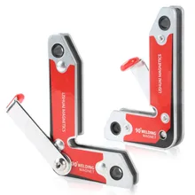 2 шт сварки позиционирования вправо Раздвигающиеся зажимы, магнитный сварочный локатор держатель угловой приспособление для сварки позиционирования TP-0257