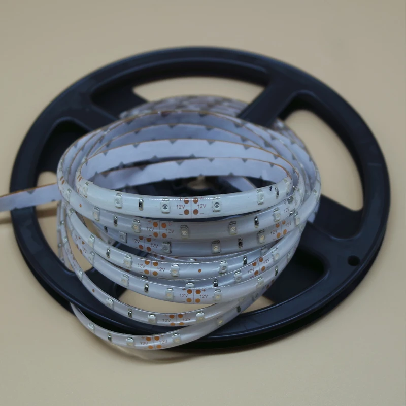 cheap Cable LED strip light lamp 12V 3528 5050 5630 SMD Warm Cool White 300led 5m Waterproof Led Flexible light Flexible Strip