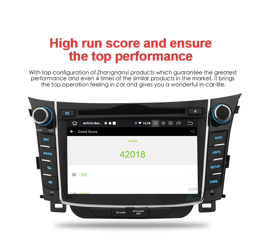 Clearance 7" IPS Android 8 Car DVD Auto Radio For Hyundai I30 Elantra GT 2011-2016 2 Din GPS Navigation Multimedia FM RDS Video Stereo 11