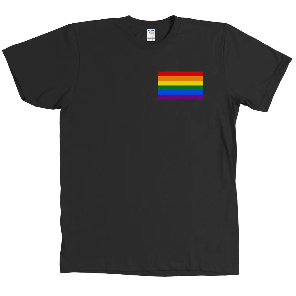 Футболка с надписью Gay Pride Flag и принтом на груди футболка LGBT Ally Новинка много