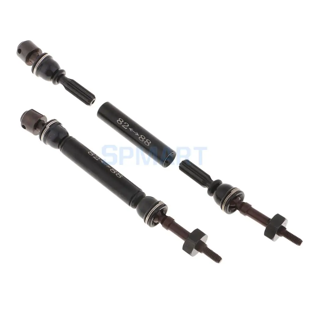 2x 1/10 Universal CVD Drive Shaft 82-88mm Upgrade Parts for Traxxas Slash 4x4 Short Course RC Car