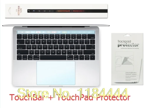

For New Macbook Pro 13" 15" Release On 2017 2 In 1 Touch Bar + Touch Pad Protector Touchbar Touchpad Protector With Matte Film
