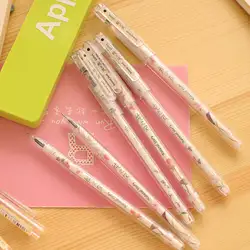 12 шт./лот kawaii элегантный 0,35 мм очень тонкий гелевая ручка милые ручки школьные принадлежности ручки канцелярские papelaria школьные