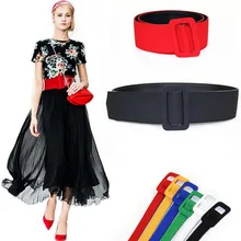 Nuevos cinturones anchos de moda para mujeres, negro, rojo, verde, blanco, abrigo de tela para niñas, terciopelo, vintage, la mejor tela de vestido, cinturón de cintura para mujeres