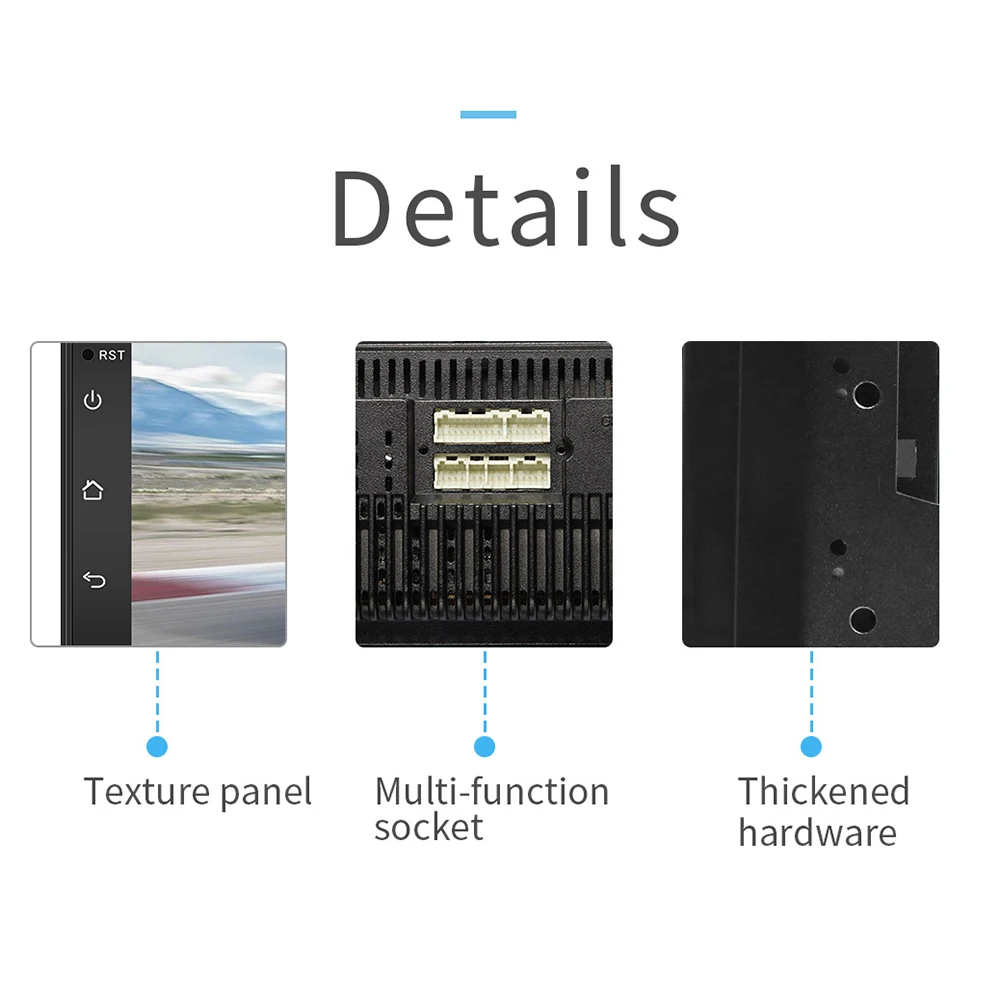 Discount 7 Inch Android 7.1 HD Touch Screen 2DIN Car Bluetooth MP5 Player Car Dual Ingot Universal GPS Navigation One Piece Machine 6
