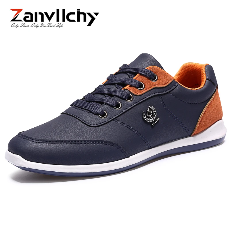 

Zanvllchy Men's Casual Shoes Sneakers Summer Leather Breathable Comfortable Men Flat Shoes Loafers Footwears Lace-up Walking