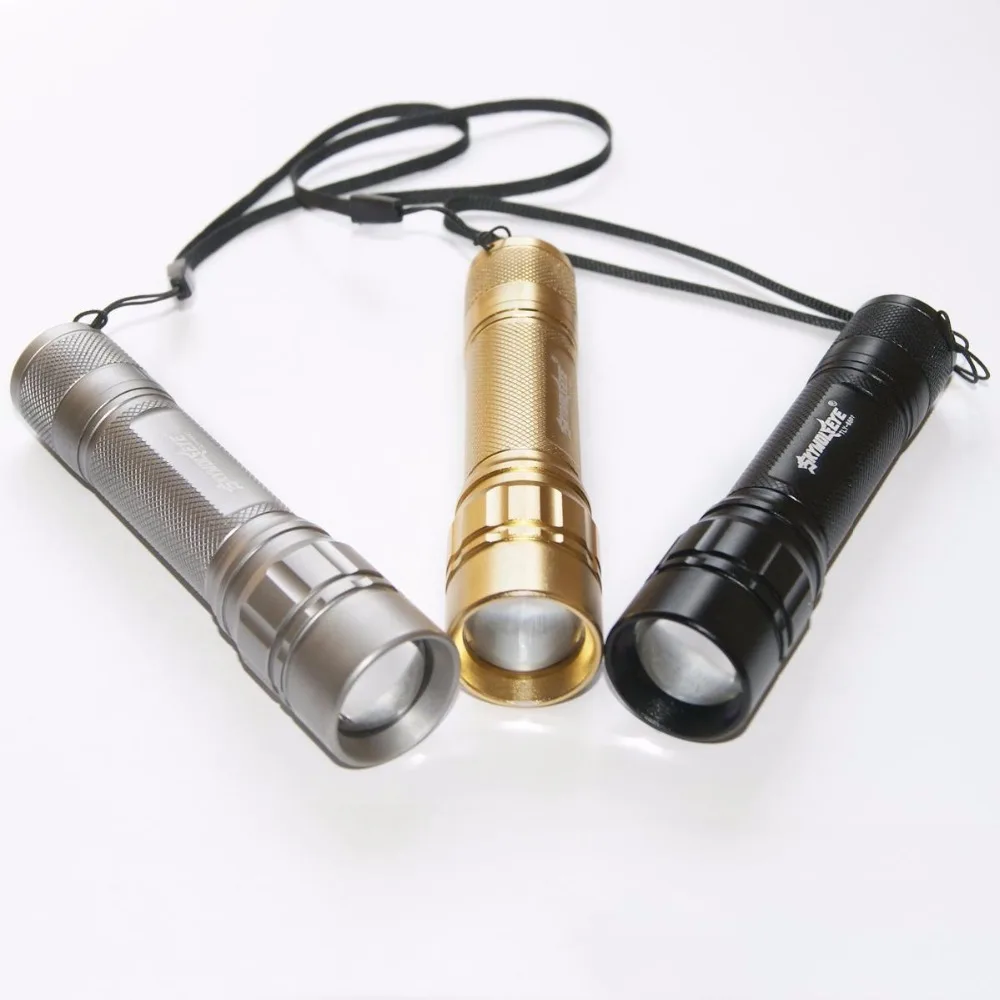 Светодиодный фонарик 2000 лм 3 режима XPE T6 lampe 18650 мощный с масштабируемым фокусом