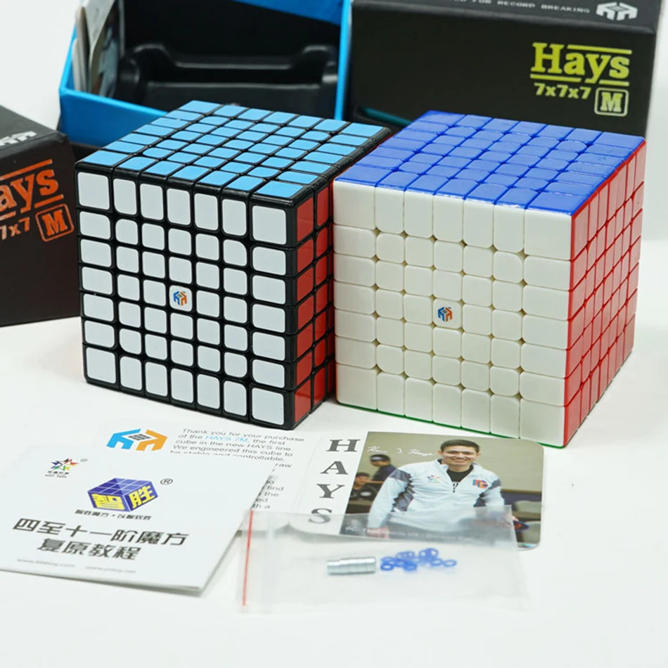 Yuxin Hays 7x7/Yuxin Hays M 7x7 Магнитный Vesion Zhisheng 7*7 Кубик Рубика для профессионалов скоростной куб обучающий игрушки для детей