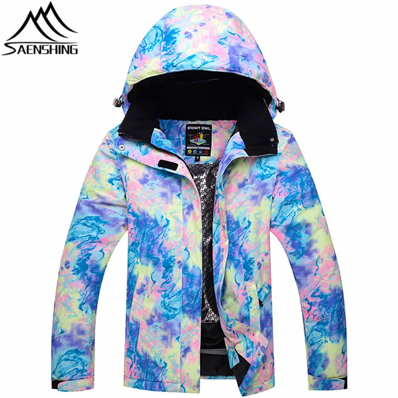 

New Ski Jacket Women 2018 Mountain Skiing Jackets Winter Outdoor Snowboard Jacket Waterproof Thicken Warm Ski Jackets Girls Coat