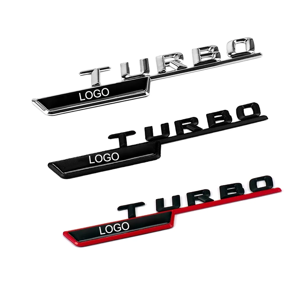 

1 Pair For TURBO AMG Mercedes W212 W211 W210 W176 W204 W202 W205 W163 CLA Car Emblem Badge Sticker Trunk Rear Side Car Sticker