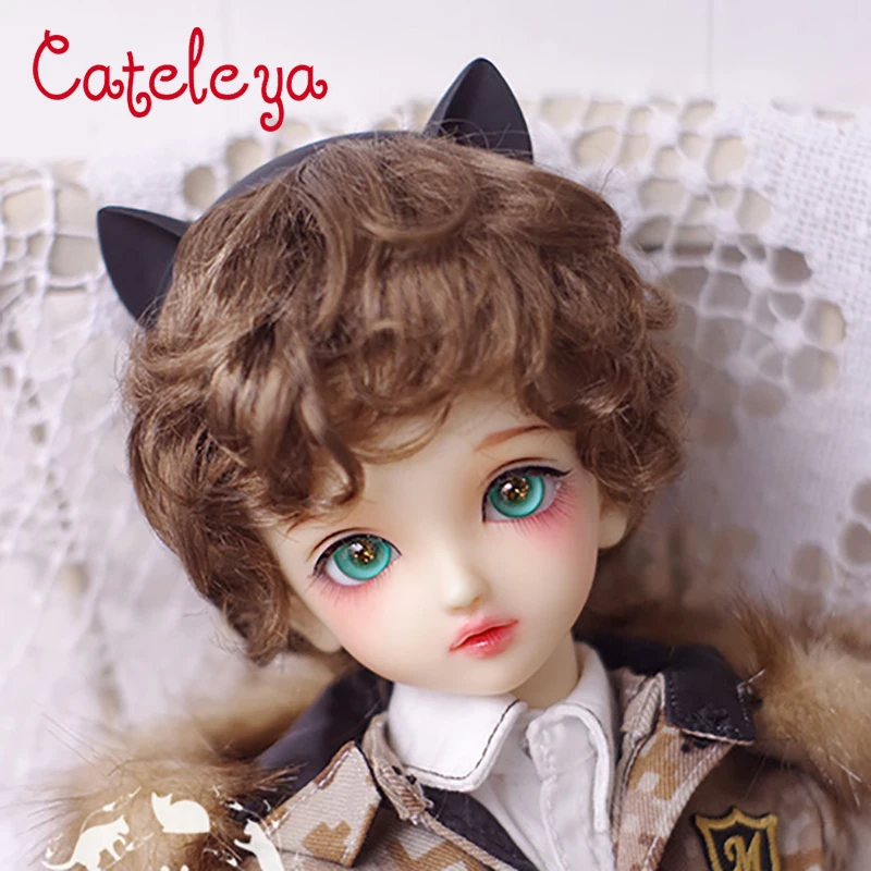 

Cateleya BJD doll with mohair wig short curls 1/6 1/4 giant baby 1/3 Doll Accessories
