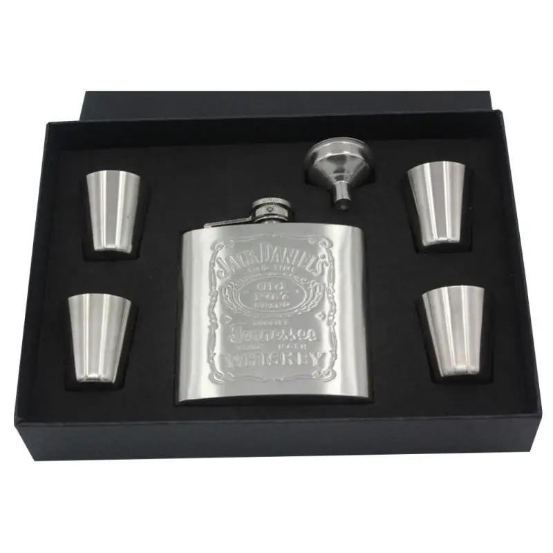 Stainless Steel Hip Flask Portable Travel Alcohol Whisky Liquor Pocket