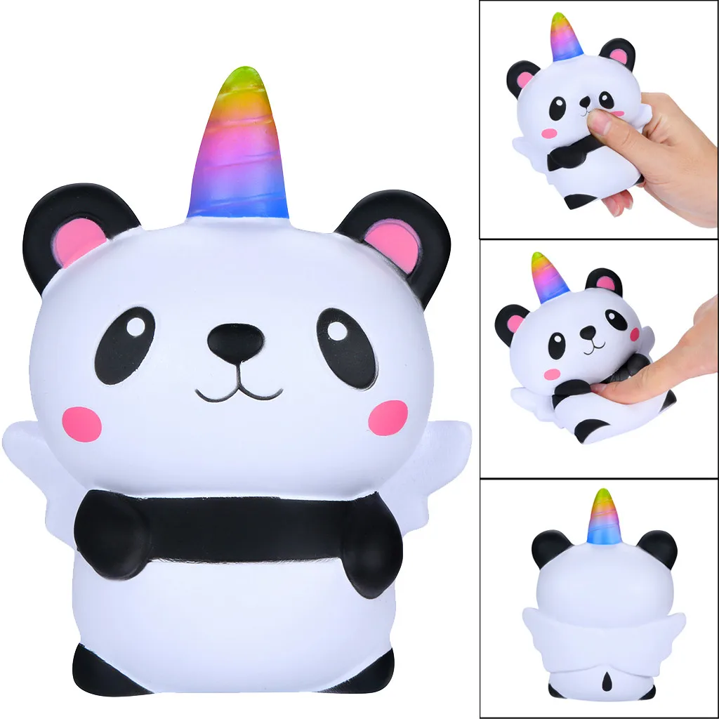 Squishies Kawaii мультфильм панда Ангел медленно растет крем ароматическая игрушка для