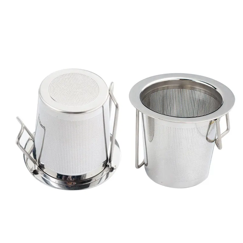 

1pc Reusable Stainless Steel Loose Tea Leaf Spice Filter Tea Filter for Reuse Tea Pot Drinkware Kitchen Accessories HY