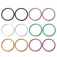 Anneaux porte bébé en Aluminium, accessoires de haute qualité, 2 pièces/ensemble 