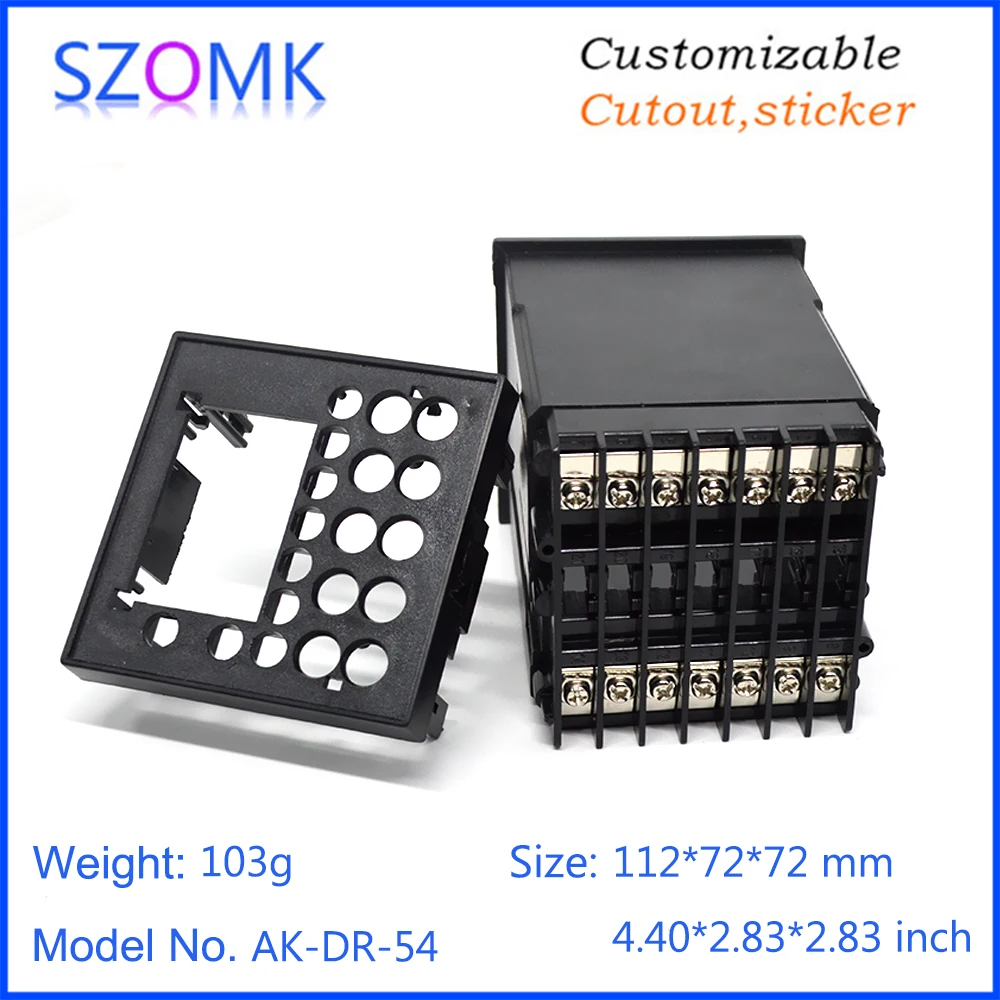 szomk plastic enclosure pluggable connectors cabinet for digital display temperature control instrument housing (10)
