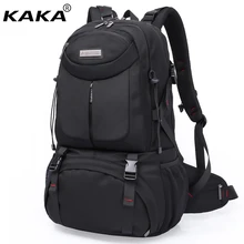 2017 New KAKA Brand Waterproof Men Travel Backpack 17 Laptop Bag Women School Backpacks 50L Large