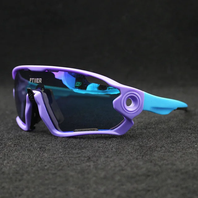 Ftiier, цветные, 5 линз, TR90, поляризационные, велосипедные, солнцезащитные очки, полная оправа, очки для велоспорта, солнцезащитные очки для верховой езды, рыбалки - Цвет: as picture