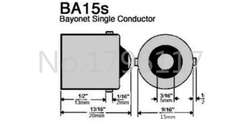 10x G18 89 R10W 12 В 10 Вт BA15s 1156 2405 автомобильная лампа двери фары прозрачные